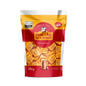 Doce de leite tradicional em cubos 200g